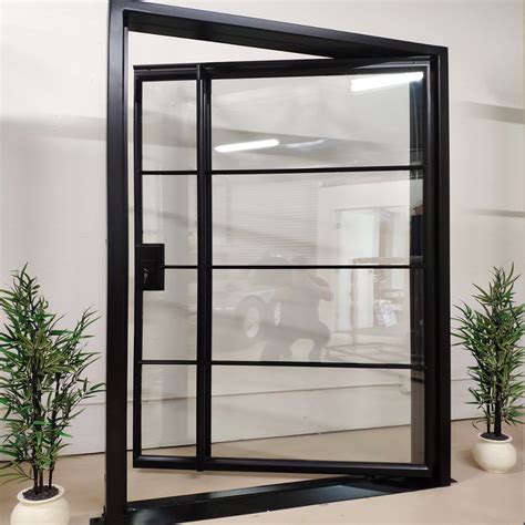 residential steel pivot doors